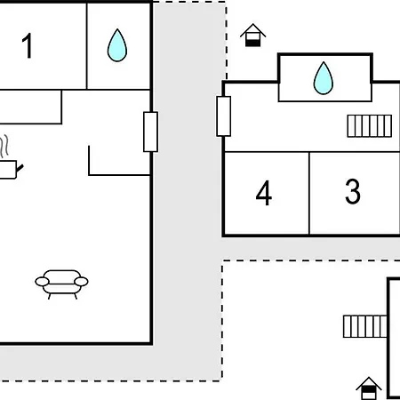 5 Bedroom Lovely In 度假居 Hjelmeland